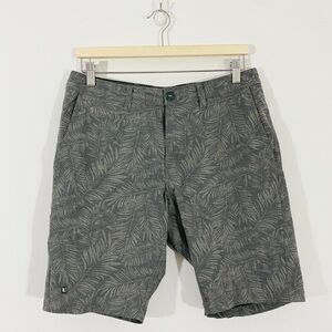 Linksoul 30 Mens Hawaiian‎ Palm Leaf Performance Shorts Golf Casual